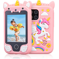 Kids Smart Phone Camera Toys Touchscreen Unicorn Baby Mobile MP3 Player Digital Camera Educational Toys for Girls Boys Age 3-8