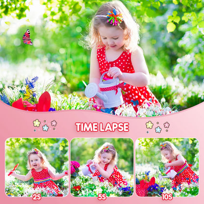 Kids Camera Toys 2-Inch IPS Screen Digital Cameras Photography Selfie With 32GB Card Educational Game for Girl Boy Birthday Gift